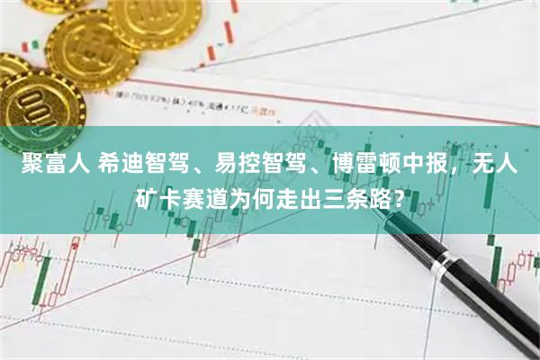 聚富人 希迪智驾、易控智驾、博雷顿中报，无人矿卡赛道为何走出三条路？