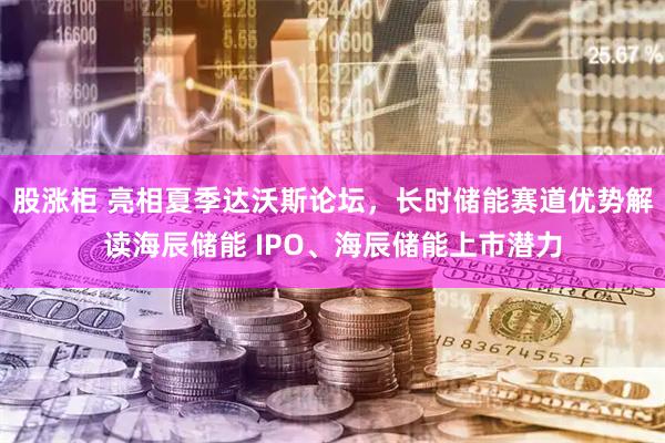股涨柜 亮相夏季达沃斯论坛，长时储能赛道优势解读海辰储能 IPO、海辰储能上市潜力